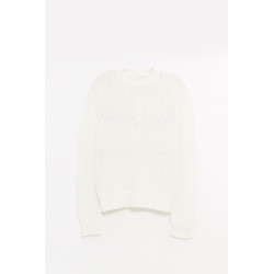 SUNFLOWER WHITE FREDERIK SWEATER